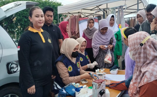 RS Bhayangkara Bersama Pedalindo Gelar Bakti Kesehatan Gratis