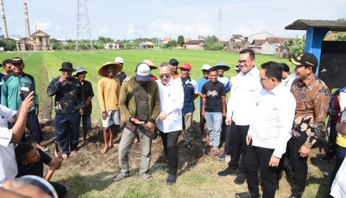 Petani Sidoarjo Keluhkan Pasokan Pengairan Sawah Kepada Zulhas