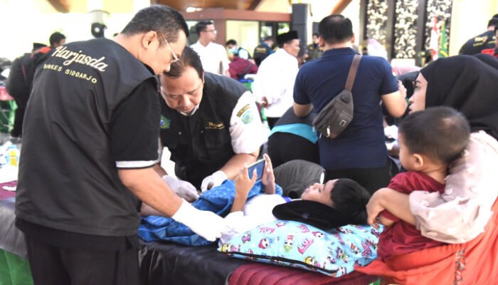 Gelar Khitan Massal Gratis Pemkab Sidoarjo Peringati Harjasda 166