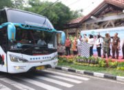 28 Bus Mudik Gratis di Resmikan Wabup Mimik Idayana