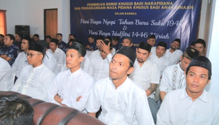 245 Narapidana Lapas Kelas IIA Sidoarjo Dapatkan Remisi Khusus