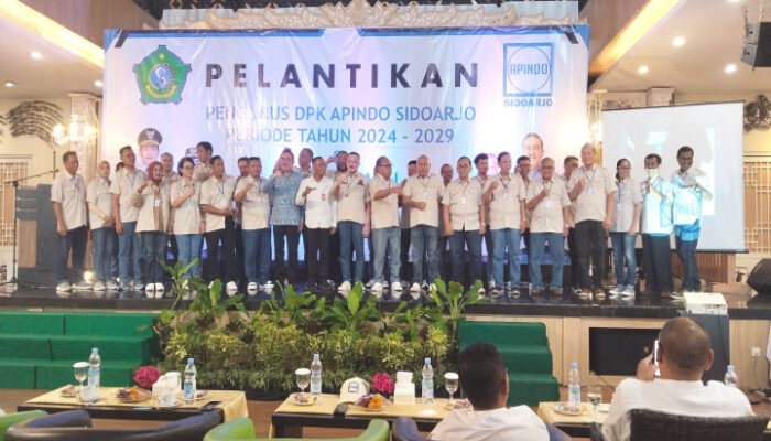 Apindo Jatim Lantik DPK Sidoarjo periode Tahun 2024 – 2029