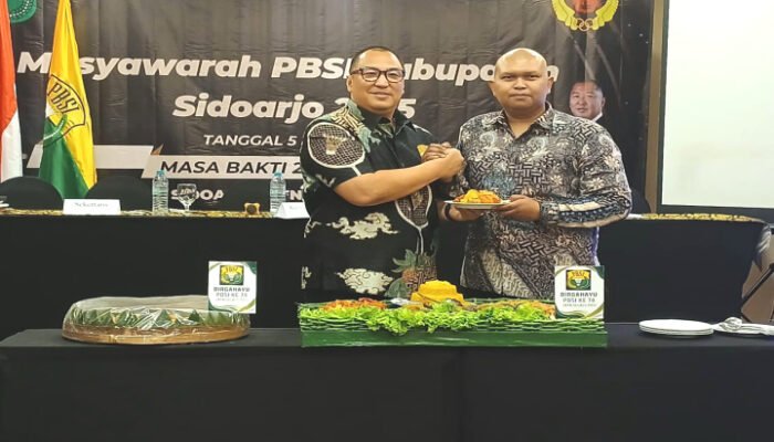 Pemilihan Ketua PBSI Sidoarjo Secara Aklamasi Periode 2025-2029