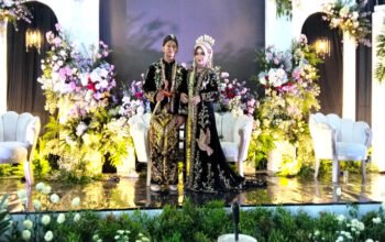 Pernikahan Putri Ayunda Goba Berkonsepkan Adat Jawa Modern