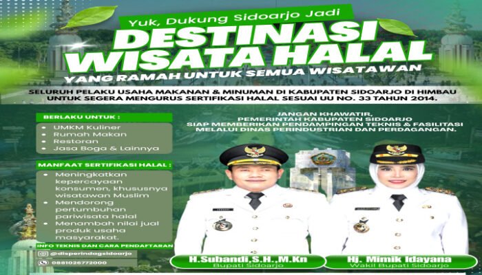 SE Sertifikasi Wisata Halal Resmi Dikeluarkan Oleh Bupati Subandi