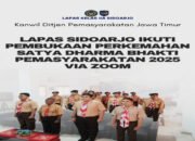 Lapas Sidoarjo Ikuti Pembukaan Perkemahan Satya Dharma Bhakti.