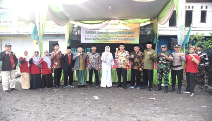 Sambut 1 Muharram Para Santri Semangat Pawai Bersholawat