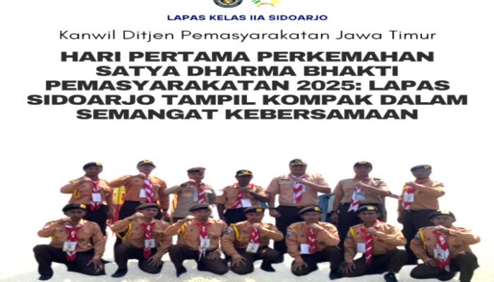 Perkemahan Satya Darma Bakti, Lapas Sidoarjo Tampil Kompak