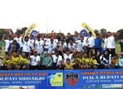 Turnamen Perseka Muda Cup ke XIX Ditutup Bupati Sidoarjo