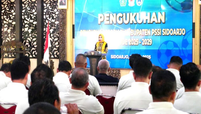 Askab PSSI Dikukuhkan, Wabup Hadir Dukung Majunya Sepak Bola