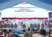 Kapolri Groundbreaking dan Resmikan SPPG Polresta Sidoarjo