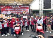 Semarak Fun Bike 2025 Kodim 0816 Sidoarjo Rayakan HUT RI ke-80