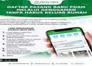 Pasang Baru PDAM Sidoarjo Mudah Kini Tinggal Klik Lewat HP