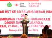 HUT ke-80 PMI, Pemkab Sidoarjo Apresiasi 1.932 Pendonor Darah