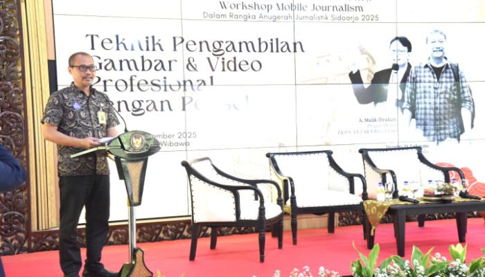 Kominfo Sidoarjo Ajarkan Membuat Konten Jurnalistik Lewat HP