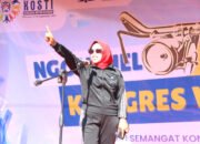 Wabup Sidoarjo Tandai Kongres VI Kosti dengan Ngonthel Bareng