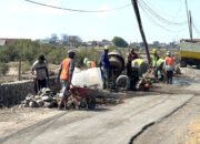 Pemkab Sidoarjo Mulai Garap Betonisasi Ruas Jalan Kalanganyar