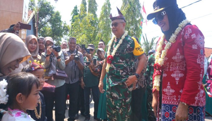 Wabup Sambut Brigjen TNI Farouk, Pelaksanaan TMMD di Sidoarjo