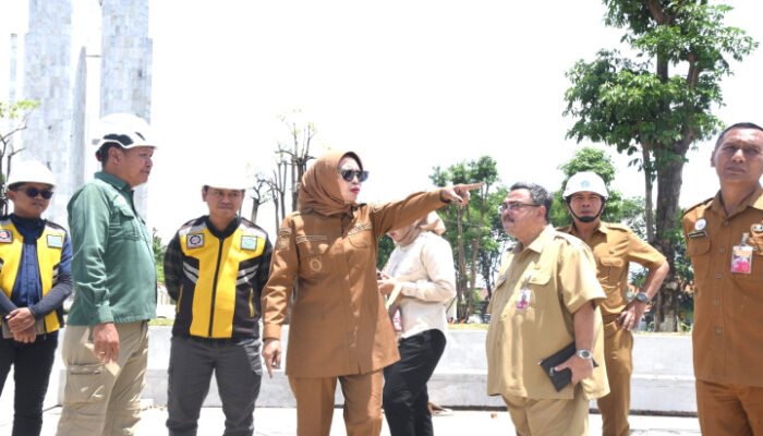 Wabup Minta Proyek Alun-Alun Selesai Sesuai Kontrak Kerja