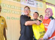 HUT Partai Golkar ke-61 Adies Kadir Ada Bersama Rakyat Sidoarjo