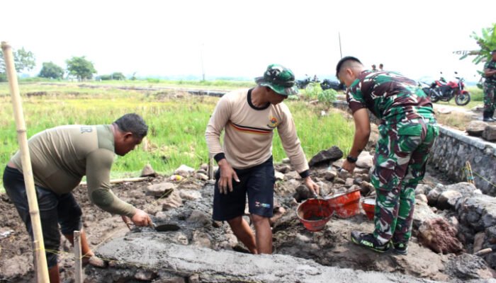 Satgas TMMD Sidoarjo Rampungkan Sumur Bor di Kedondong