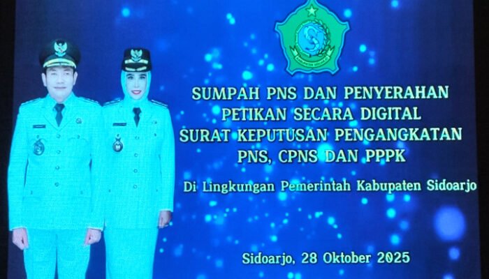 324 Peserta Ikut Pelantikan PPPK Yang Digelar Pemkab Sidoarjo