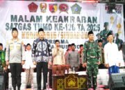 Bupati Sidoarjo Hadiri Malam Pengajian Satgas TMMD ke-126