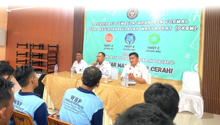 Lapas Kelas IIA Gelar Sosialisasi Pendidikan PKBM Kejar Paket