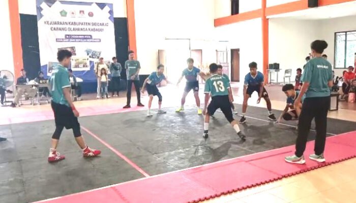Pelajar Sidoarjo Ramaikan Kejurkab Kabaddi Sidoarjo 2025