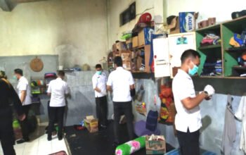 Jelang Nataru Lapas Kelas IIA Sidoarjo Gelar Razia Mendadak