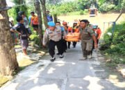 Polsek Krian dan Tim SAR Temukan Korban Terseret Arus