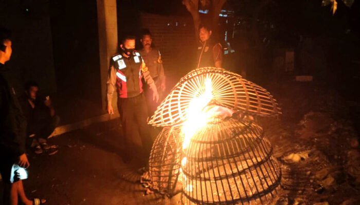 Aduan Sabung Ayam, Polsek Balongbendo Sigap Datangi Lokasi