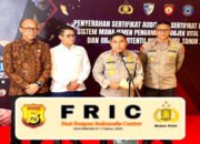 Polri Serahkan Sertifikat Sistem Pengamanan Objek Vital Nasional