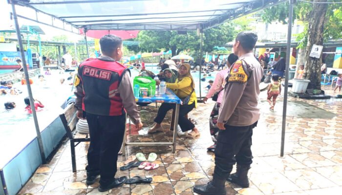 Polsek Balongbendo Patroli Tempat Wisata di Liburan Nataru