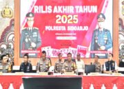 Rilis Akhir Tahun, Polresta Sidoarjo Ungkap Kriminalitas 2025 Turun
