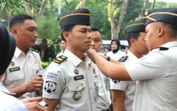 Lapas Sidoarjo Gelar Penyematan Kenaikan Pangkat di Awal Tahun