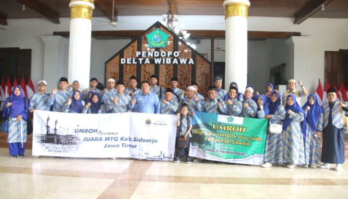 Tujuh Orang Juara MTQ Asal Sidoarjo Dapat Bonus Umroh