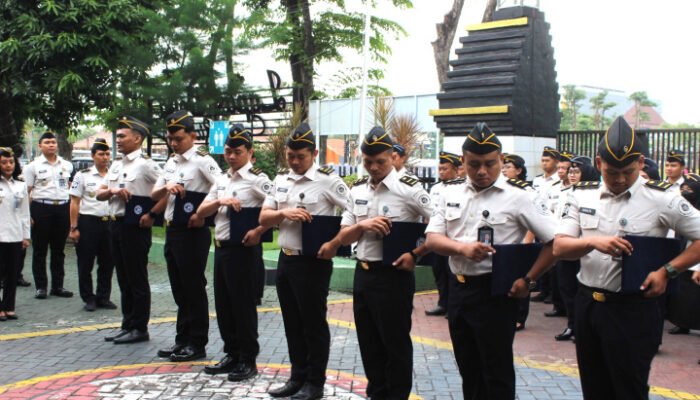 Lapas Kelas IIA Sidoarjo Gelar Kenaikan Pangkat Golongan II/B