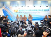 Rapim Polri, Kapolri Tegaskan Dukung Penuh Program Pemerintah