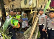 Korban Kebakaran, Kakek Rasli Disambangi Ditlantas Polda Sulbar