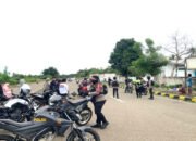 Sat PJR Ditlantas Polda Sulbar Patroli Rutin Bubarkan Balapan Liar