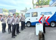 Dirlantas Serahkan Mobil SIM Keliling untuk Polresta Mamuju