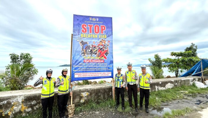 Stop Balap Liar, Tartib dan Himbauan dari Ditlantas Polda Sulbar