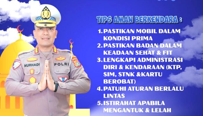 Edukatif Ditlantas Polda Sulbar Berbagi Tips Mudik Aman