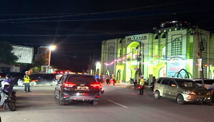 Fokus Ramadhan, Ditlantas Amankan Tiga Lokasi Ibadah Tarawih