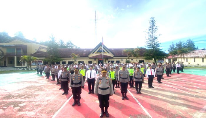 Polres Mamasa Ikuti Zoom Pemberian Penghargaan dari Kapolda