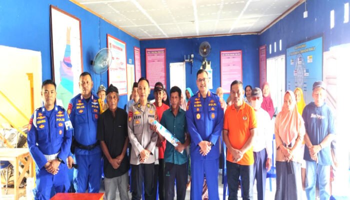 Ditpolairud Sulbar Gelar Penyuluhan, Diikuti Nelayan Desa Sumare