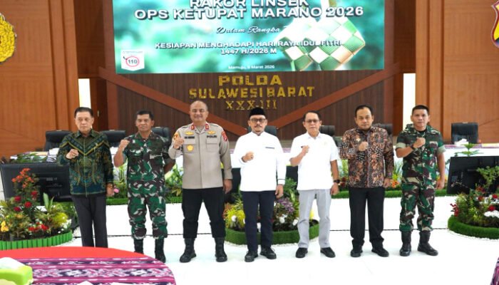 Rakor Linsek OPS Ketupat: Polda Sulbar Gandeng Berbagai Pihak