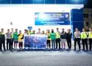 Ditlantas Sulbar Gelar Aksi Sahur On The Road Bareng Driver Ojol