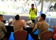 Siap Layani Masyarakat, Dirlantas Sulbar Cek Pos Pengamanan